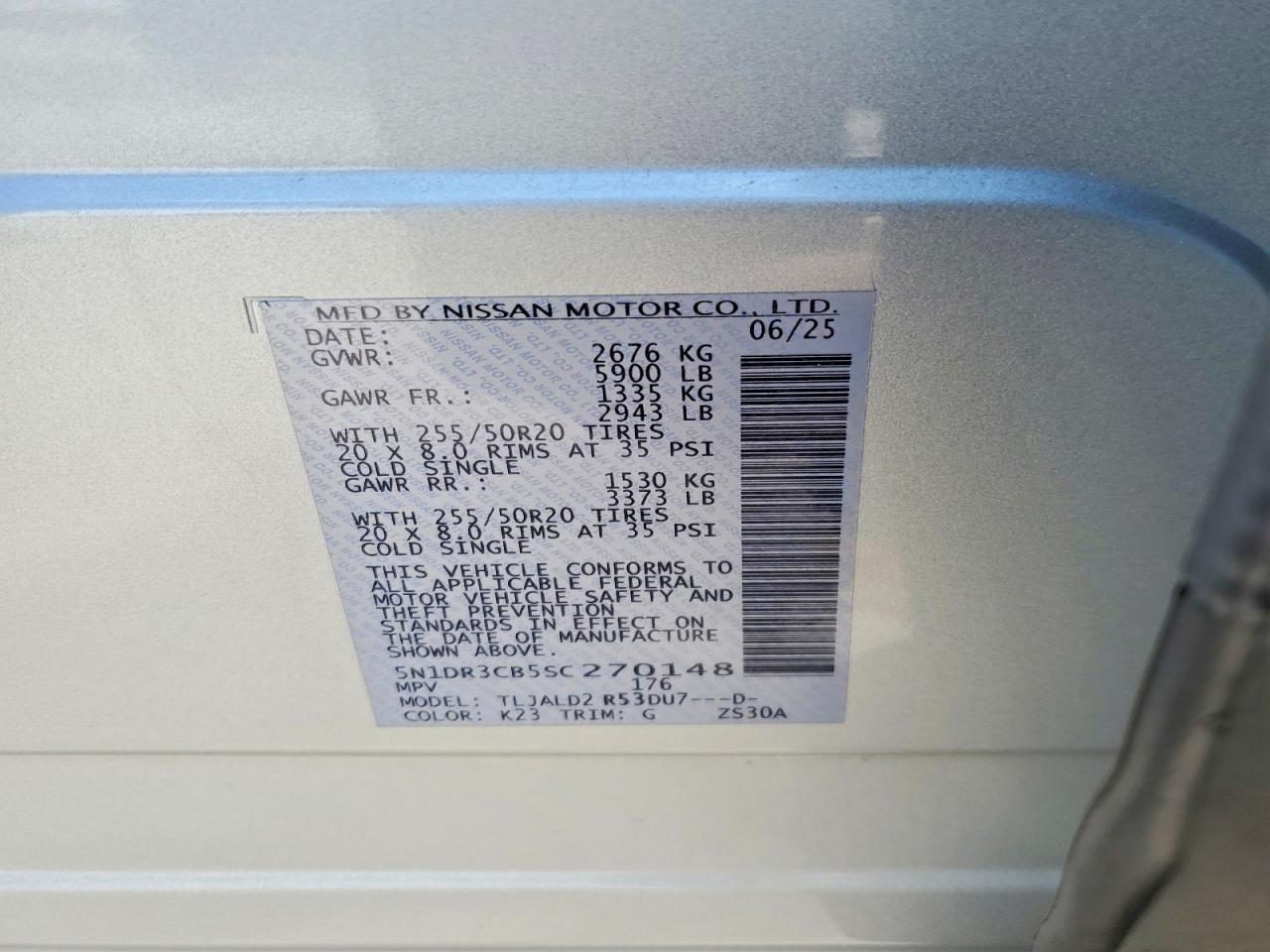 NISSAN PATHFINDER 2025 — 13