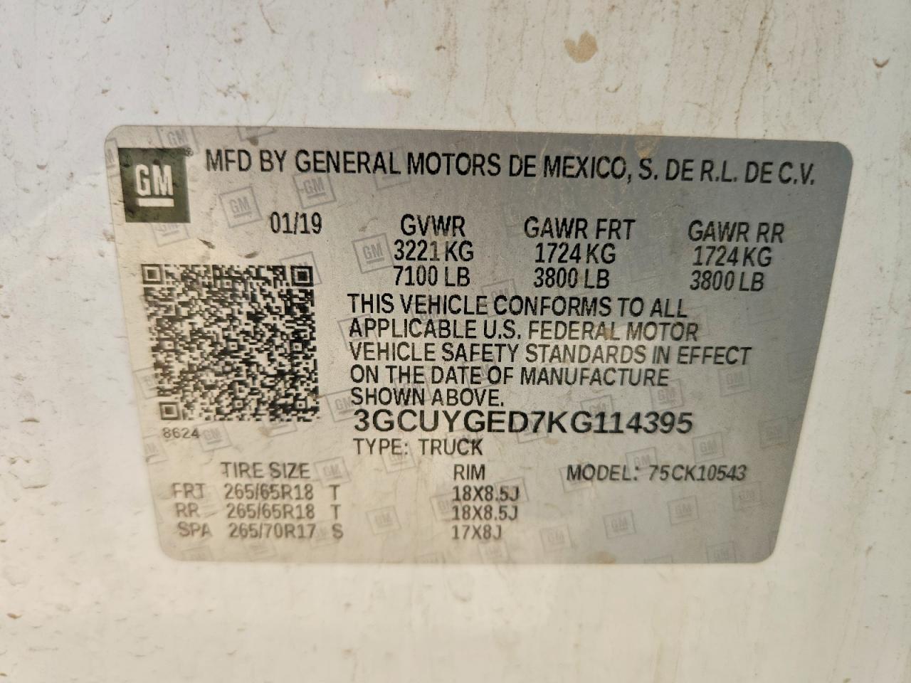 CHEVROLET SILVERADO 2019 — 12