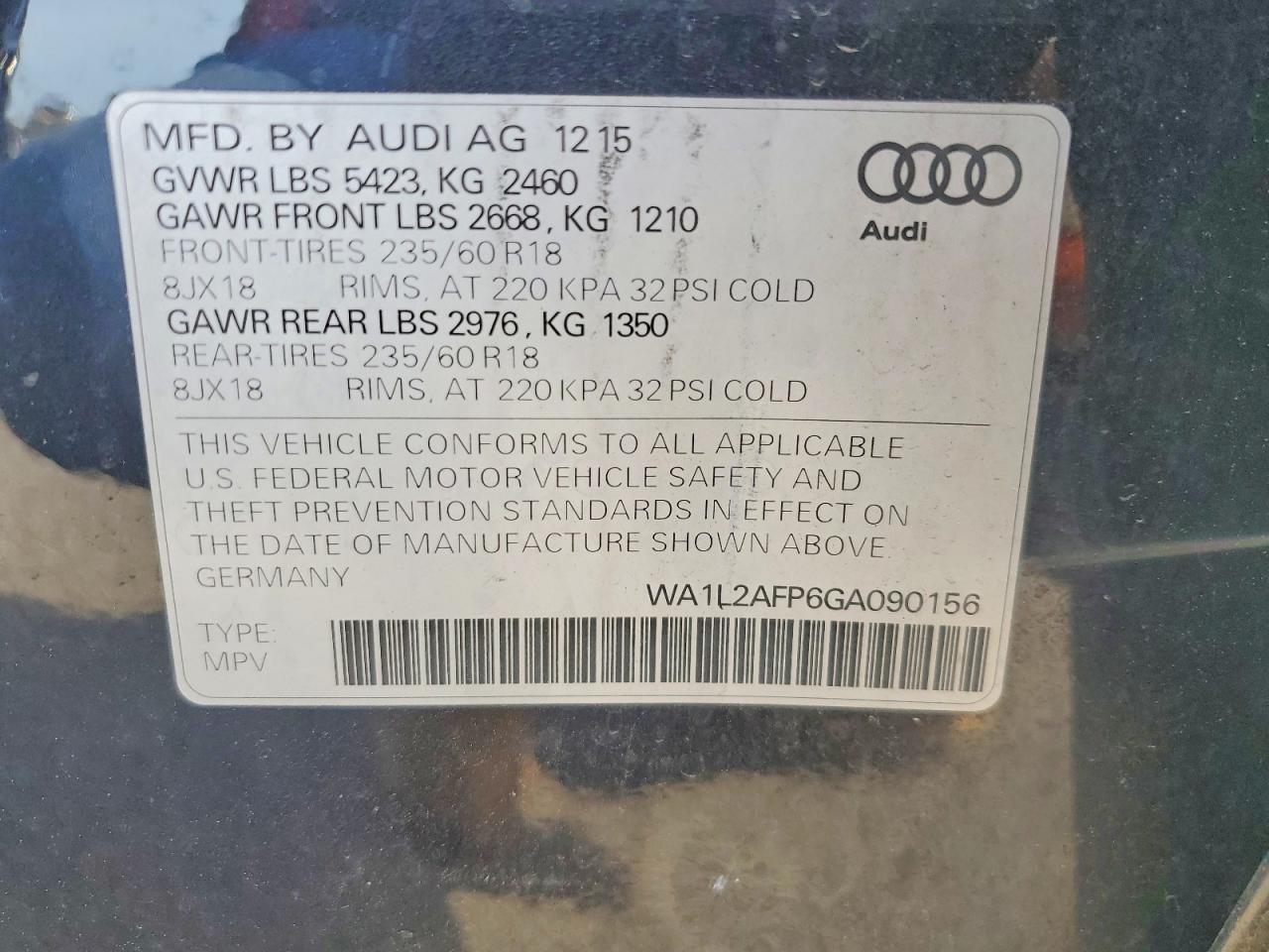 AUDI Q5 2016 — 14
