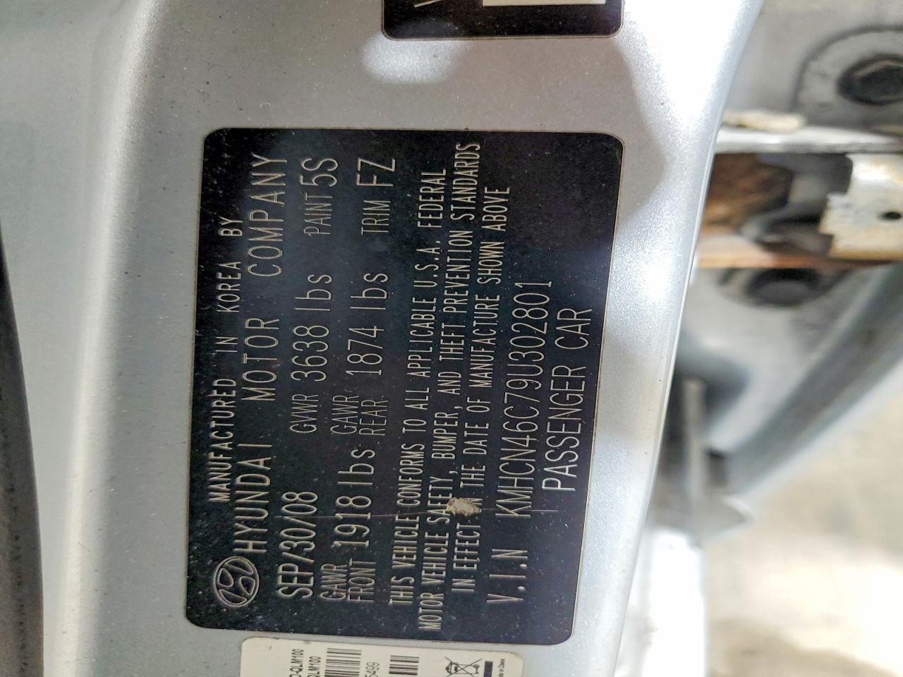 HYUNDAI ACCENT 2009 — 12