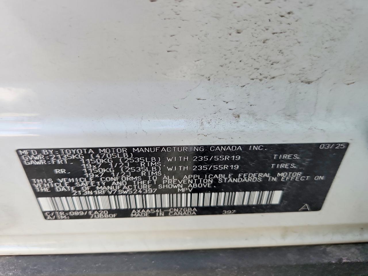TOYOTA RAV4 2025 — 13