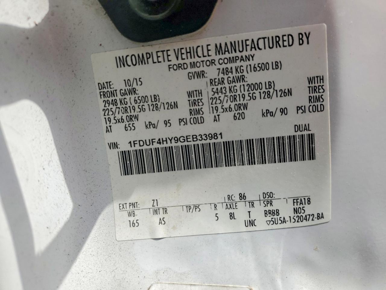 FORD F450 2016 — 12