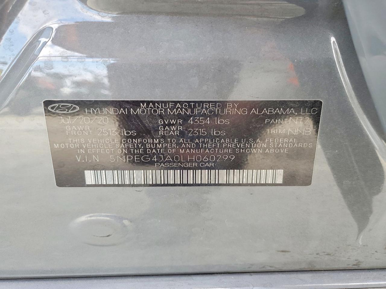 HYUNDAI SONATA 2020 — 12