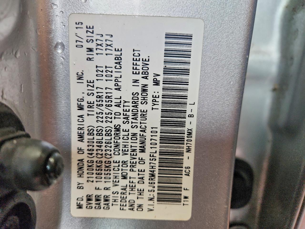 HONDA CR-V 2015 — 13