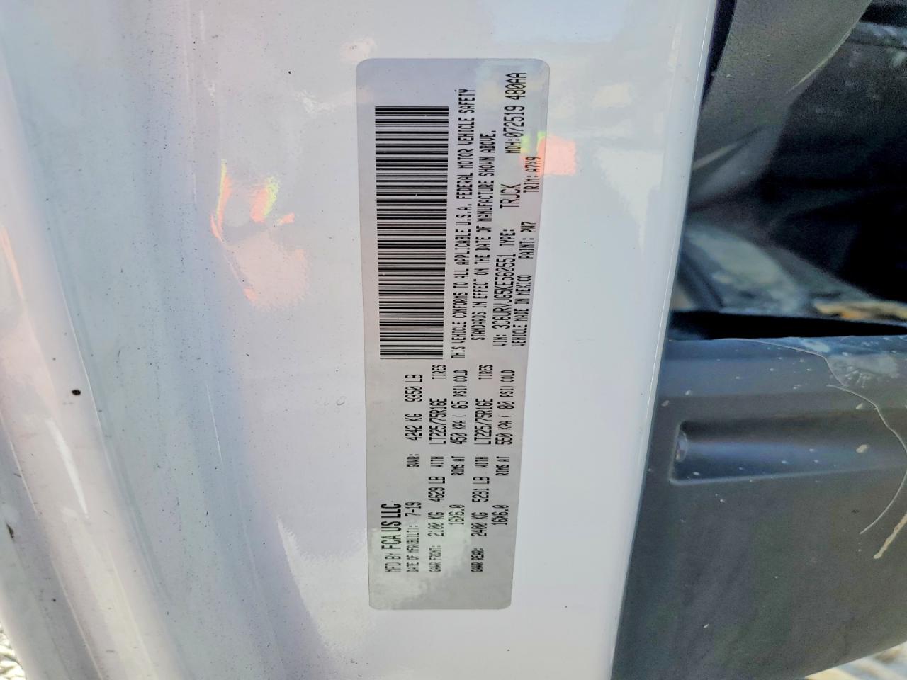 RAM Promaster 3500 2019 — 13