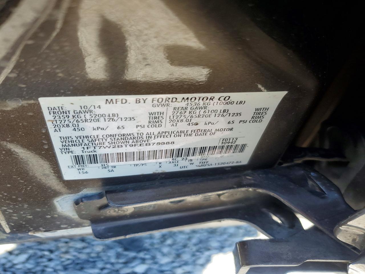 Ford F250 2015 — 14
