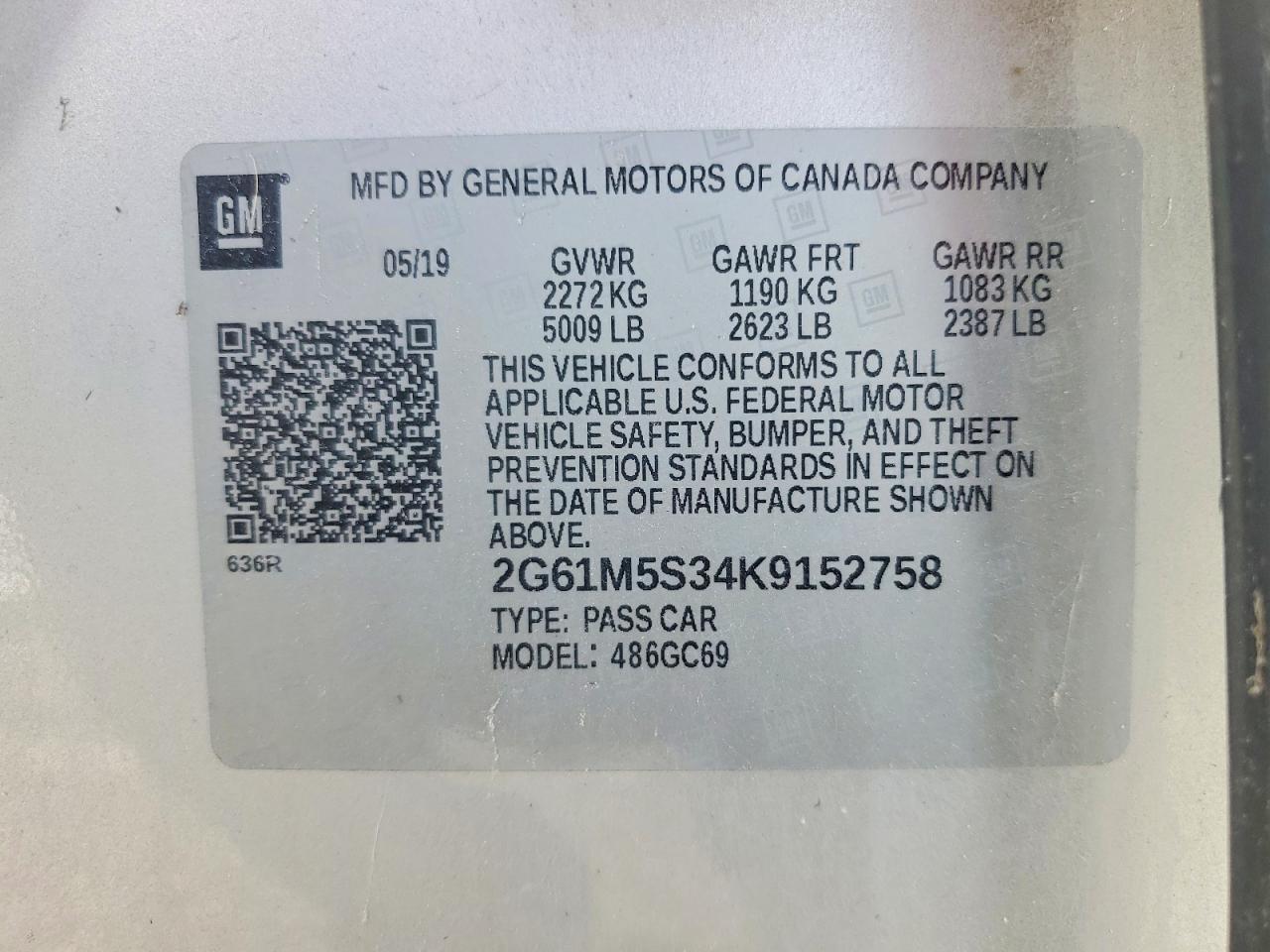 Cadillac Xts 2019 — 13