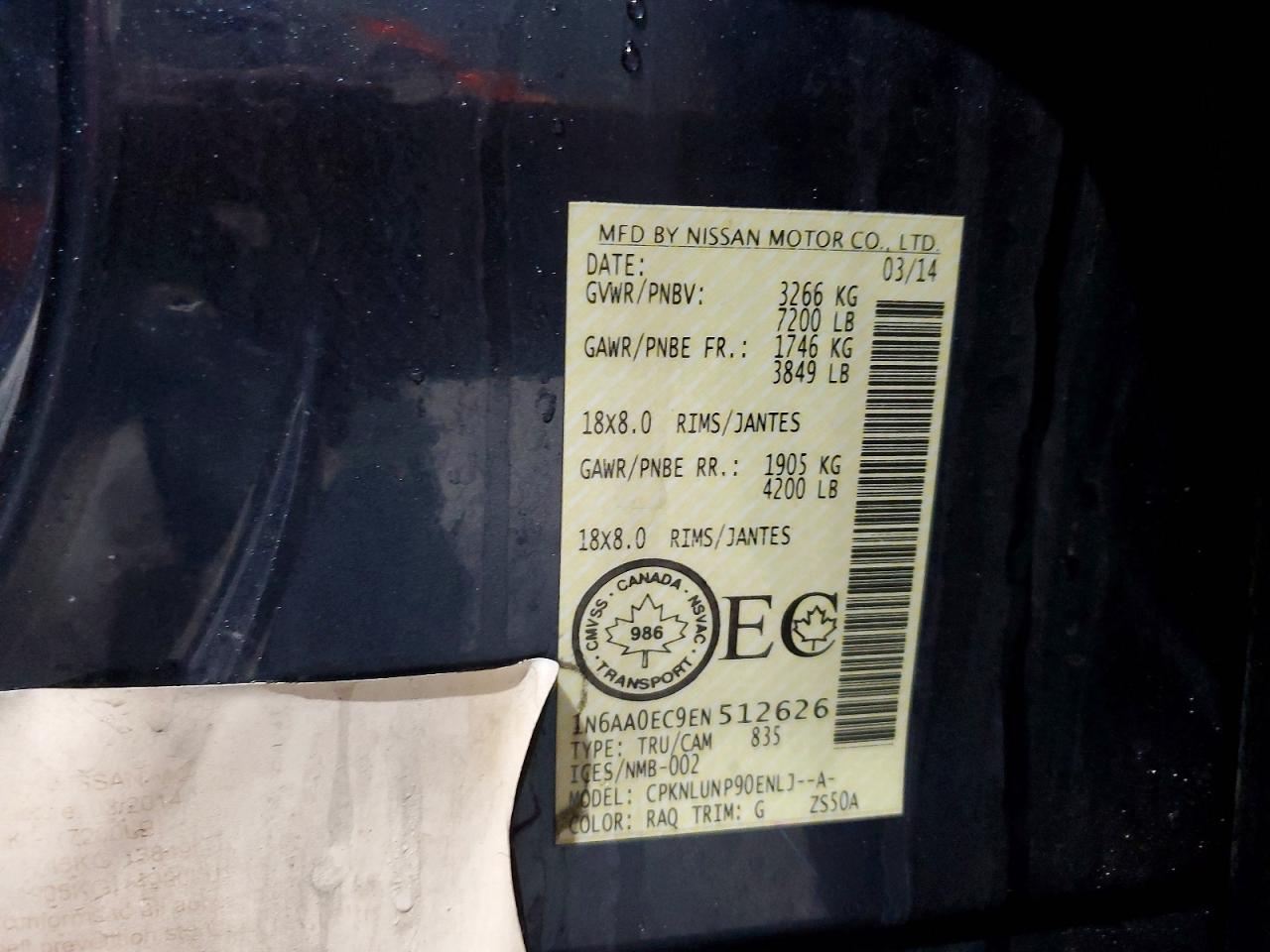 Nissan Titan 2014 — 13
