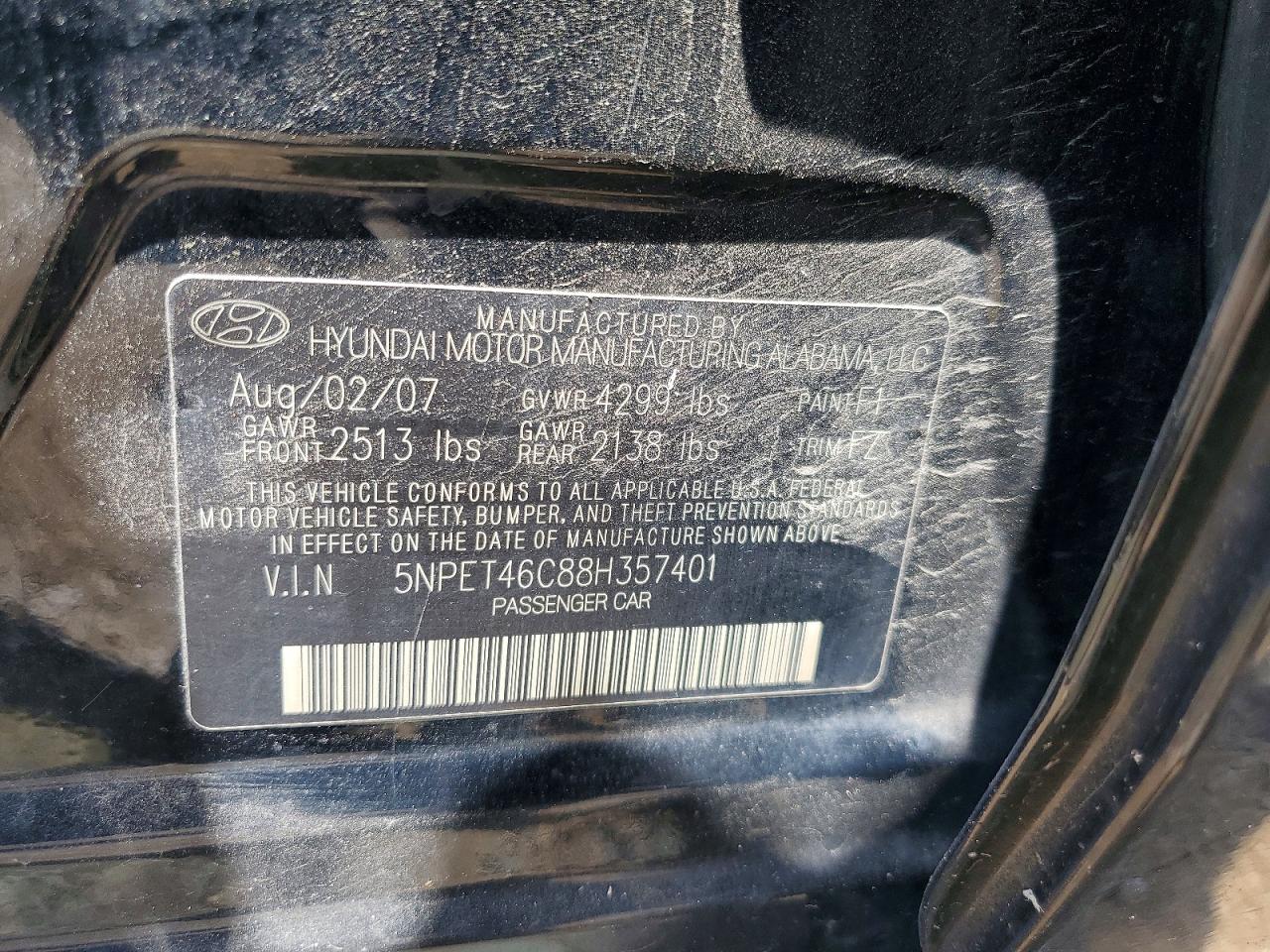 Hyundai Sonata 2008 — 13
