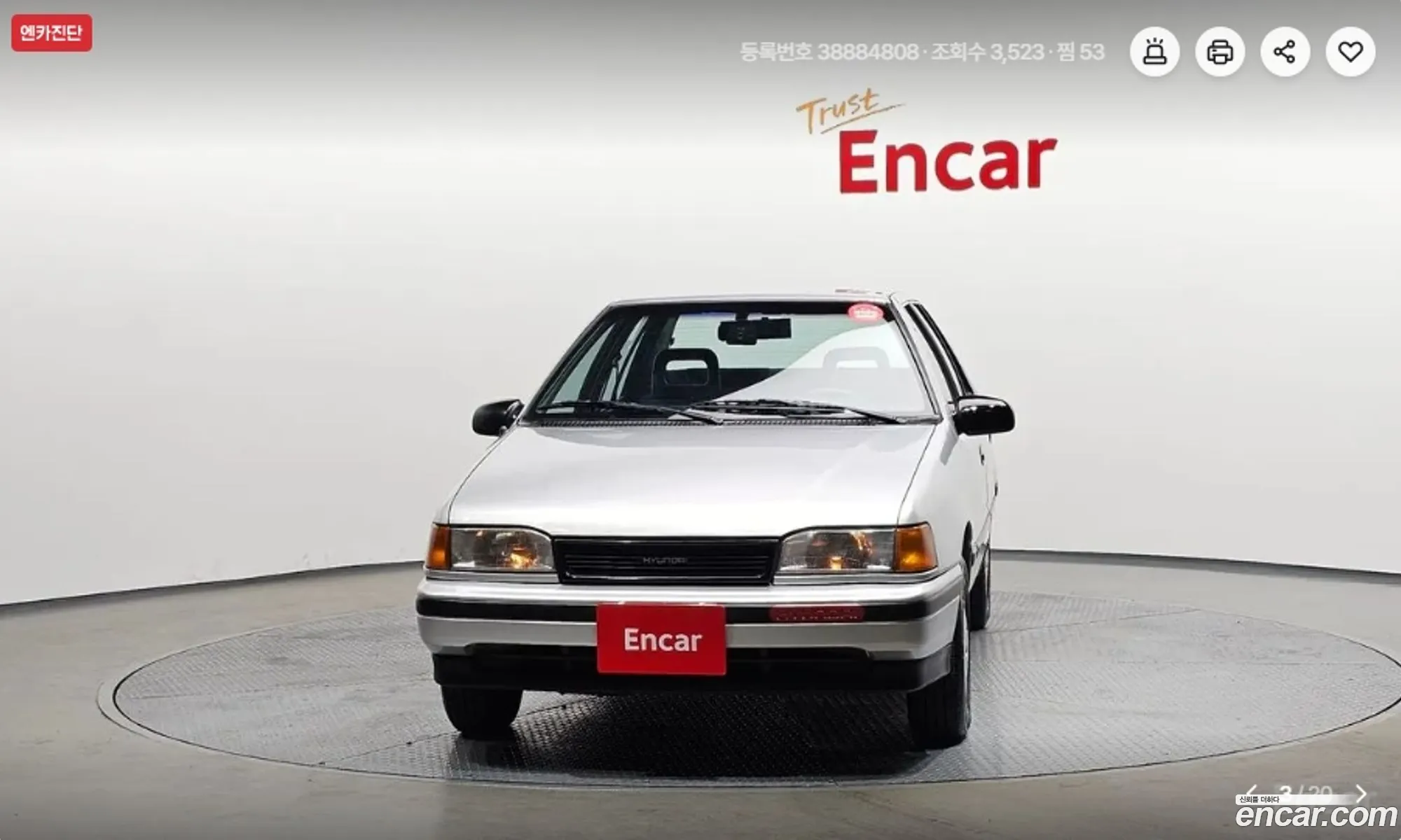 Hyundai Excel 1990 — 2