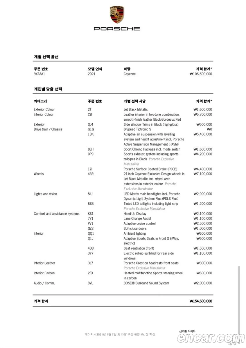 Porsche Cayenne 2021 WP1AA29Y5MDA05410 — 7