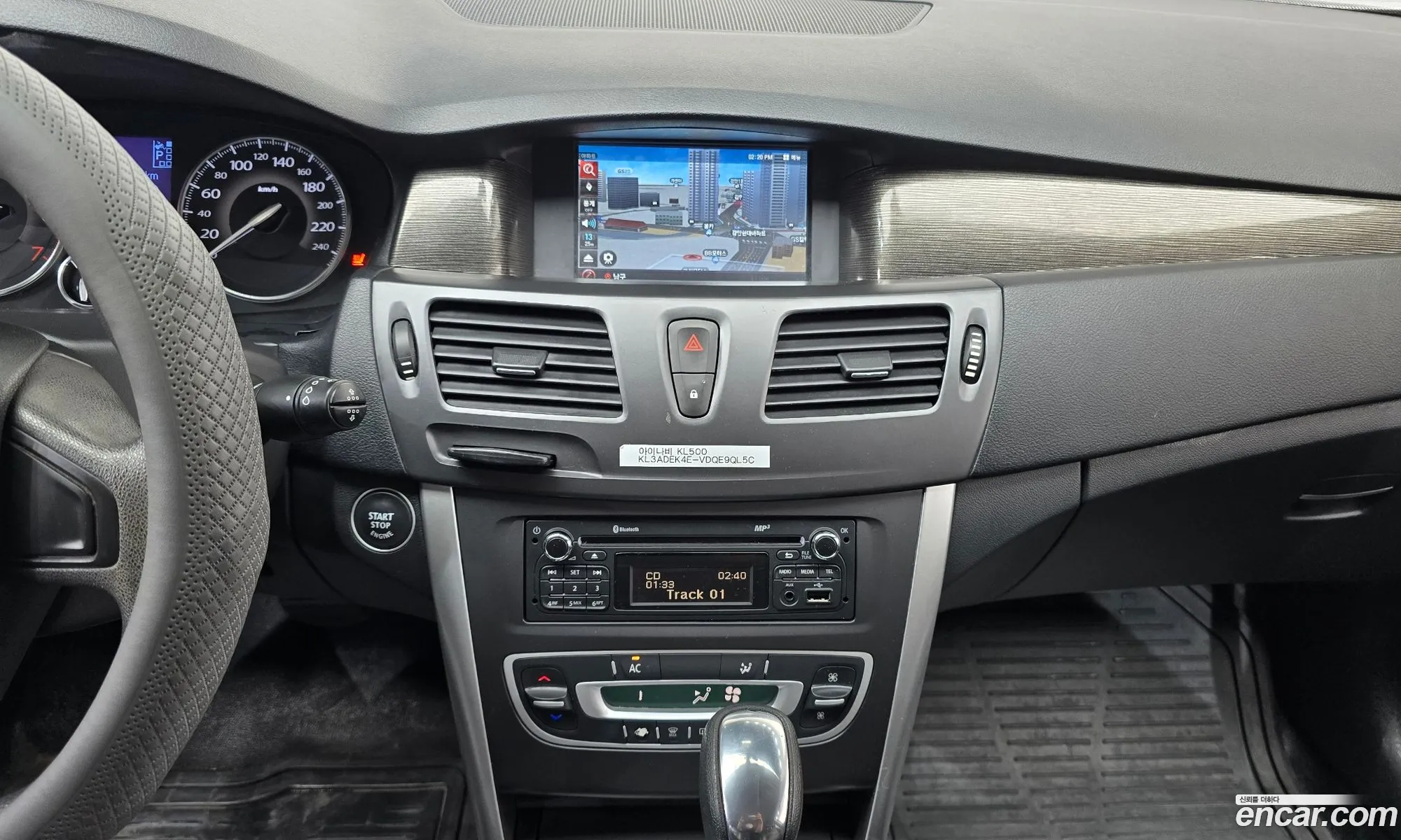 Renault Korea (Samsung) SM5 Platinum 2013 — 2
