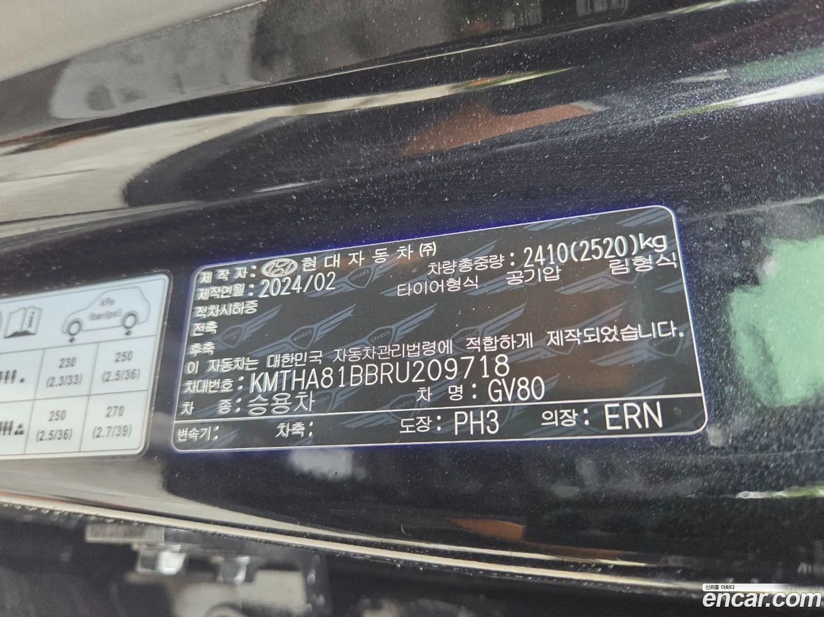 Genesis GV80 2024 KMTHA81BBRU209718 — 6