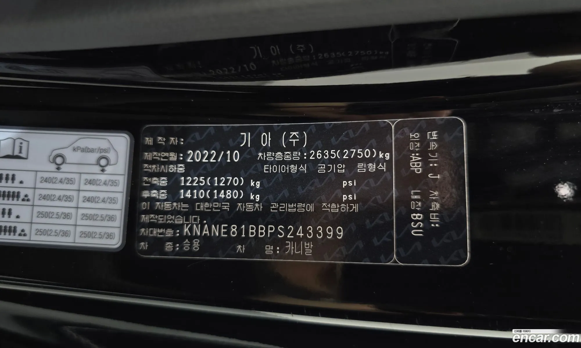 Kia Carnival 2022 KNANE81BBPS243399 — 18